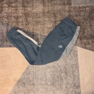 Nike Blue and Gray Sweatpants